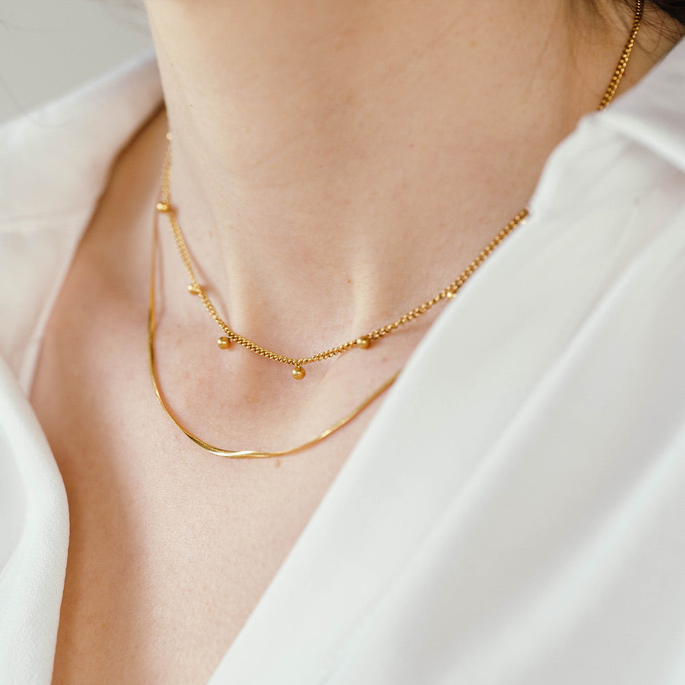 Amara Chain Necklace Gold